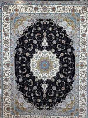 کاشان سرمه ای 700 شانه اکریلیک zz